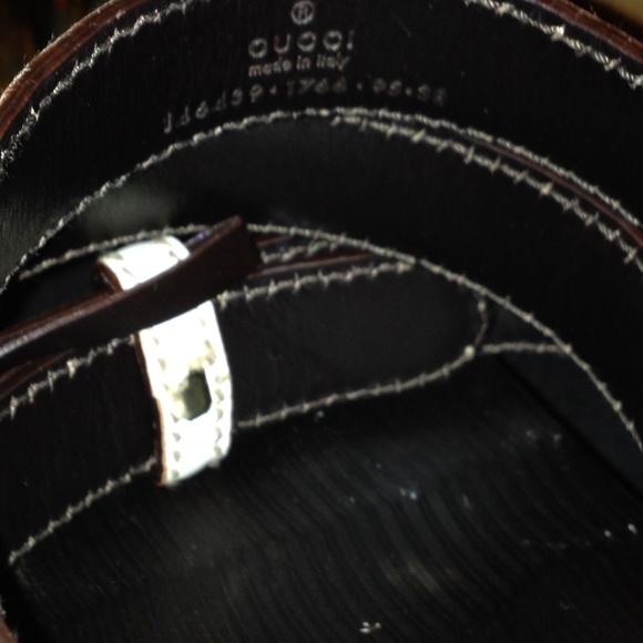 SOLD!!! Off White Double GG Leather Belt - Picture 6 of 7